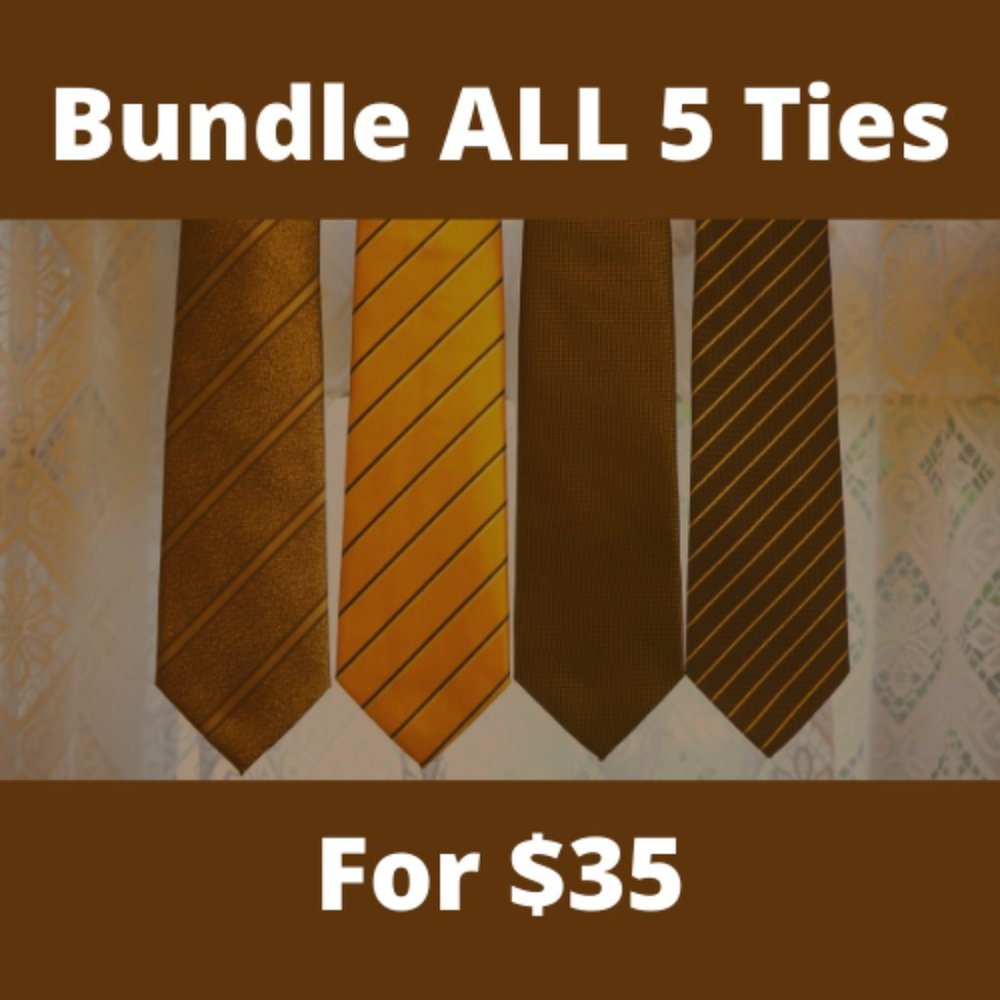SAVE $15 on All Five Ties